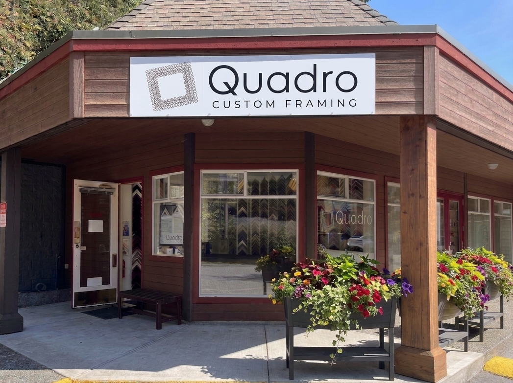 A storefront with a sign labeled