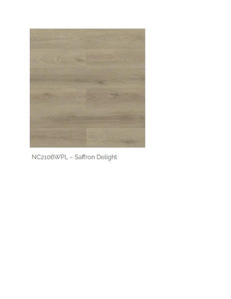 Light brown wood floor sample labeled
