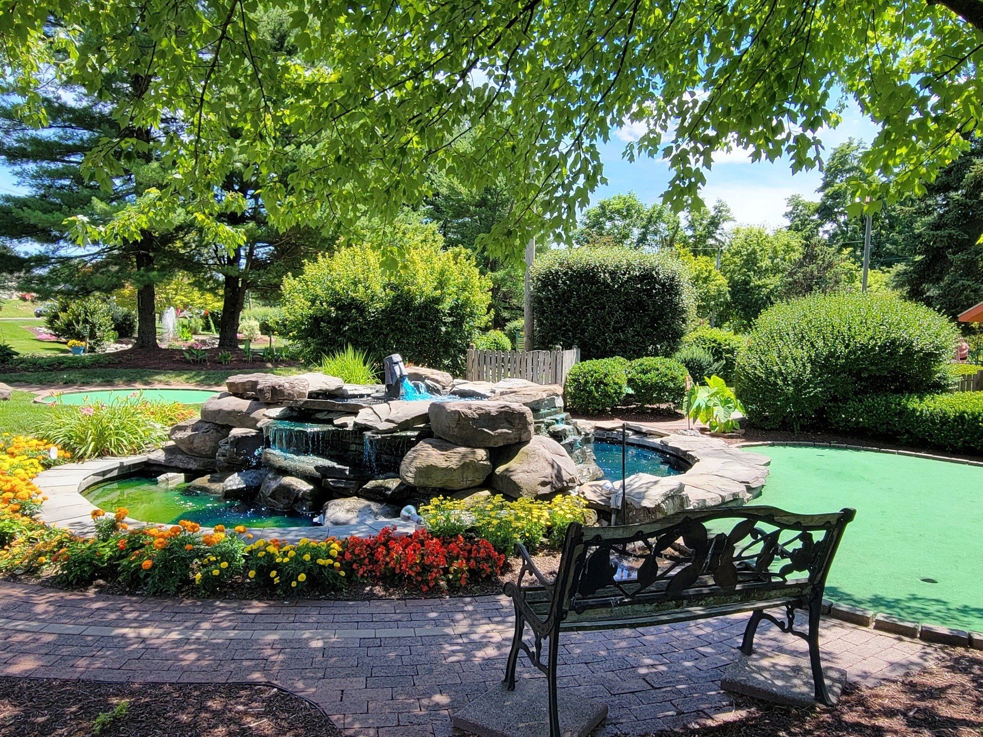 Landscape Fountain — Hummelstown, PA — Challenge Family Fun Center