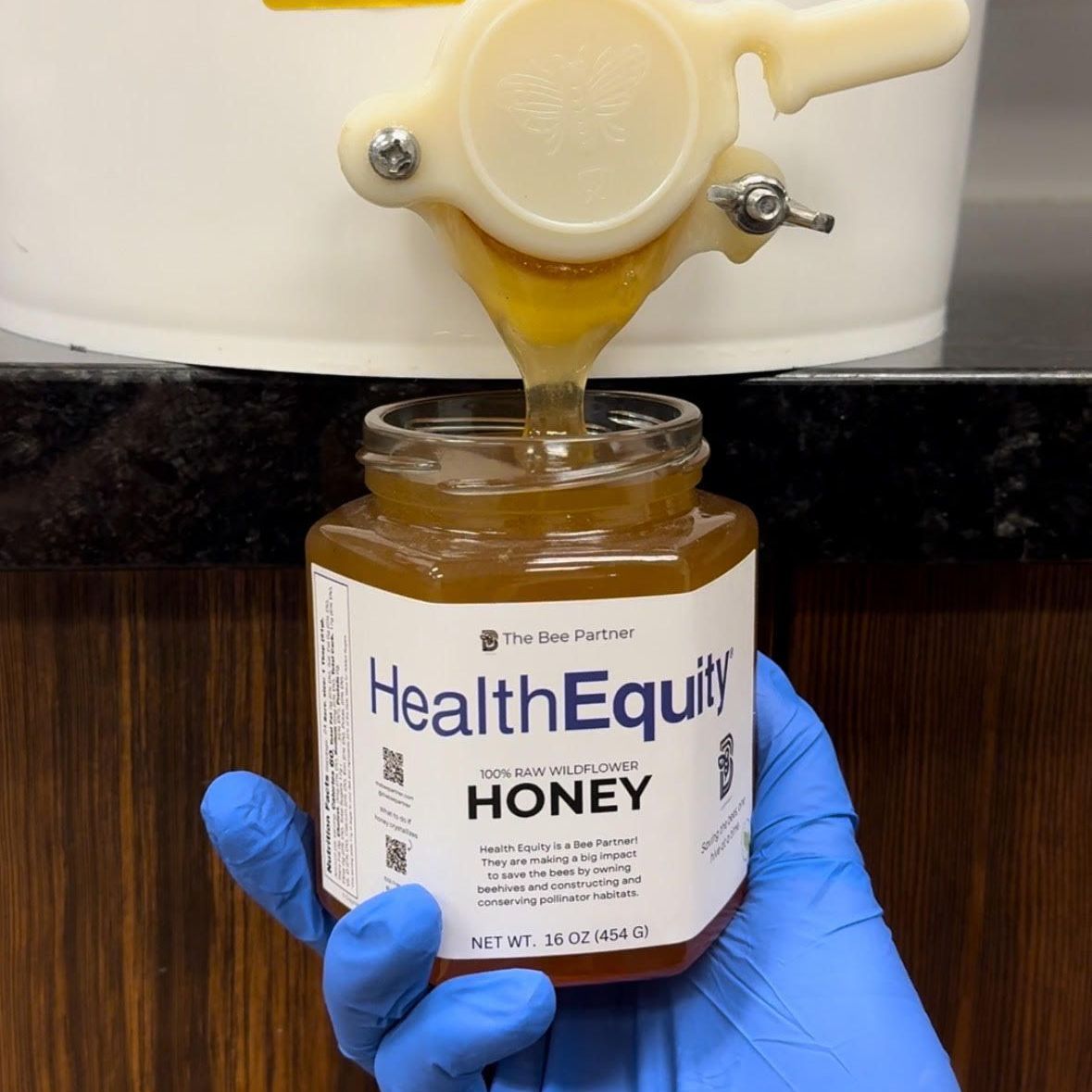 HealthEquity Raw Honey Jar