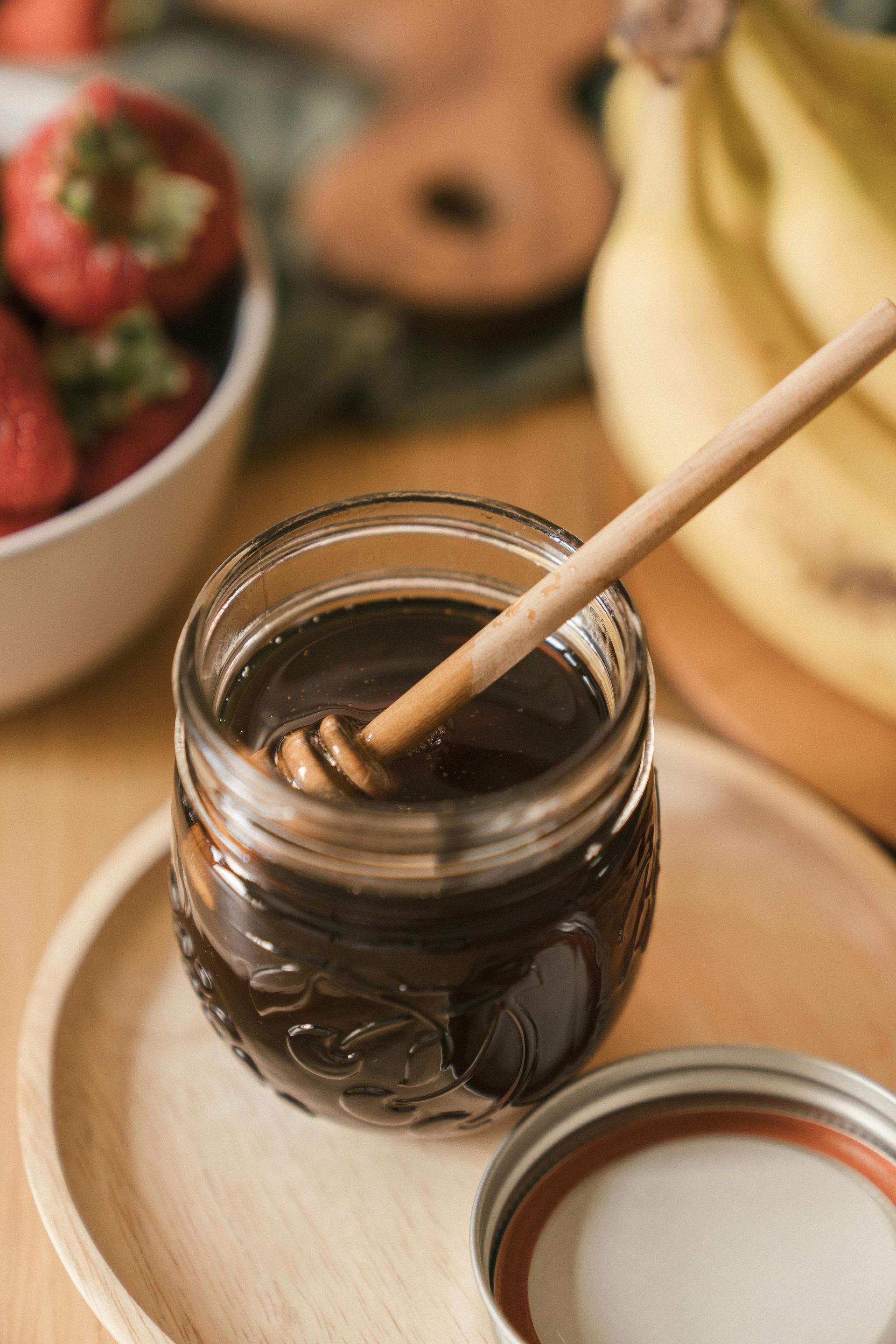 fresh raw honey