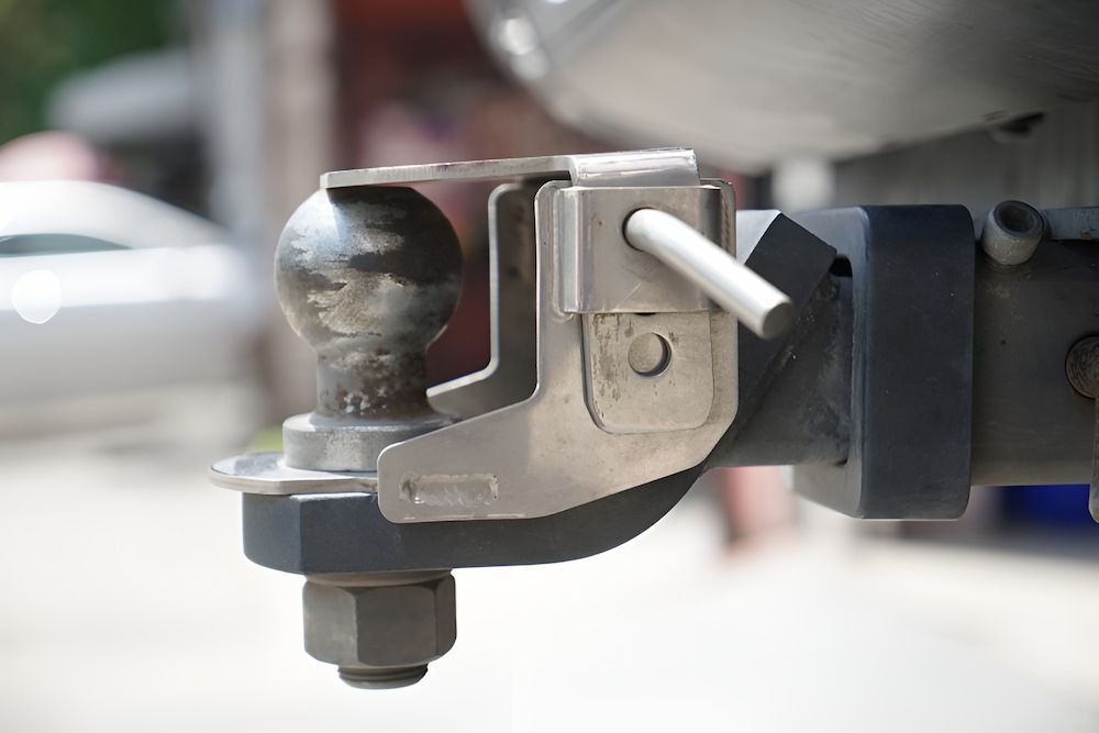 A Close Up Of A Trailer Hitch On A Car — 100% Automotive In South Nowra, NSW