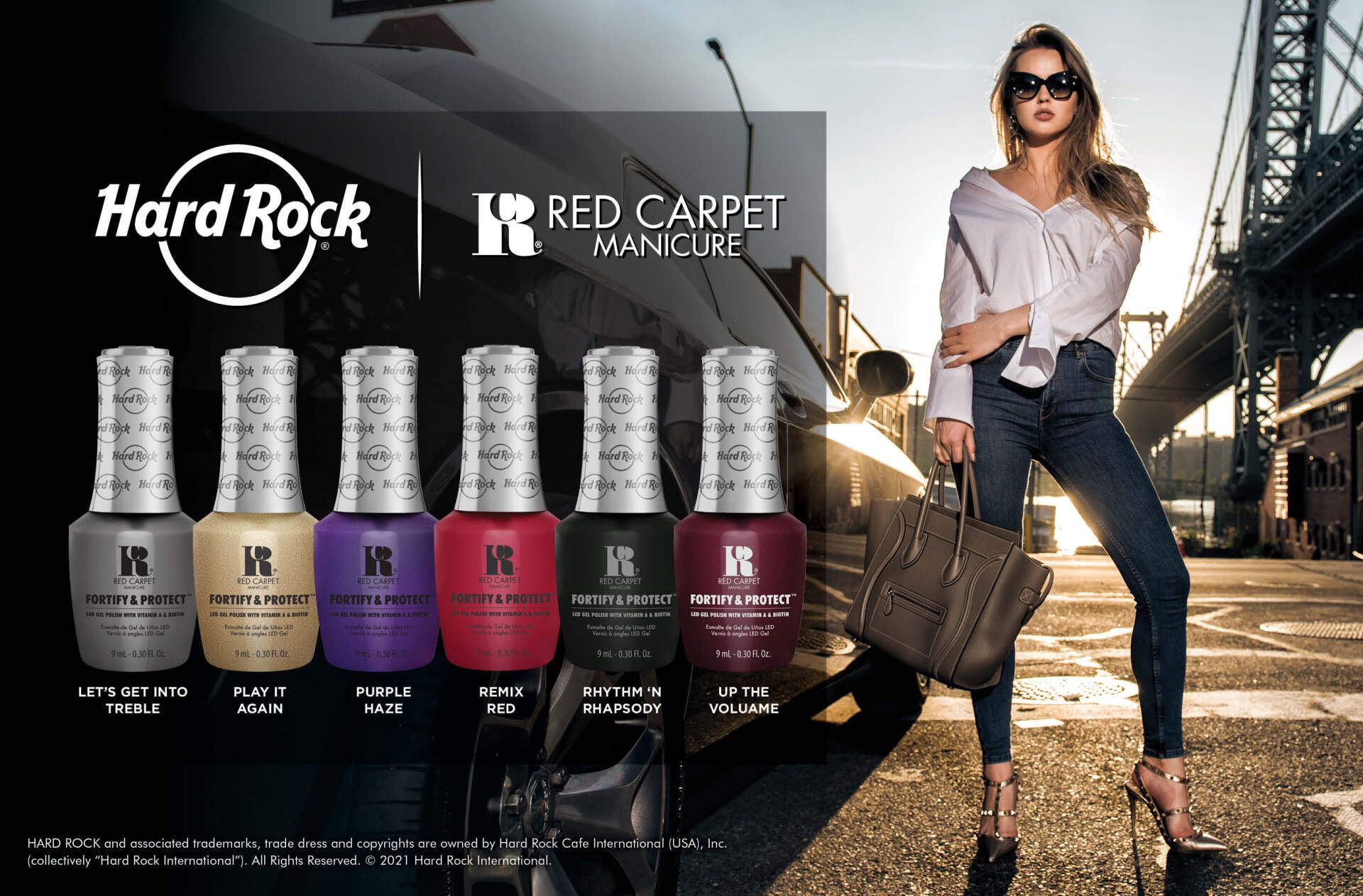 Hard Rock and Red Carpet Manicure nail polish licensed product image