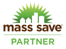 A mass save partner logo with a green sun in the middle