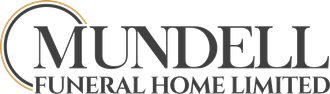 Mundell Funeral Home Limited logo with black serif text on a white background