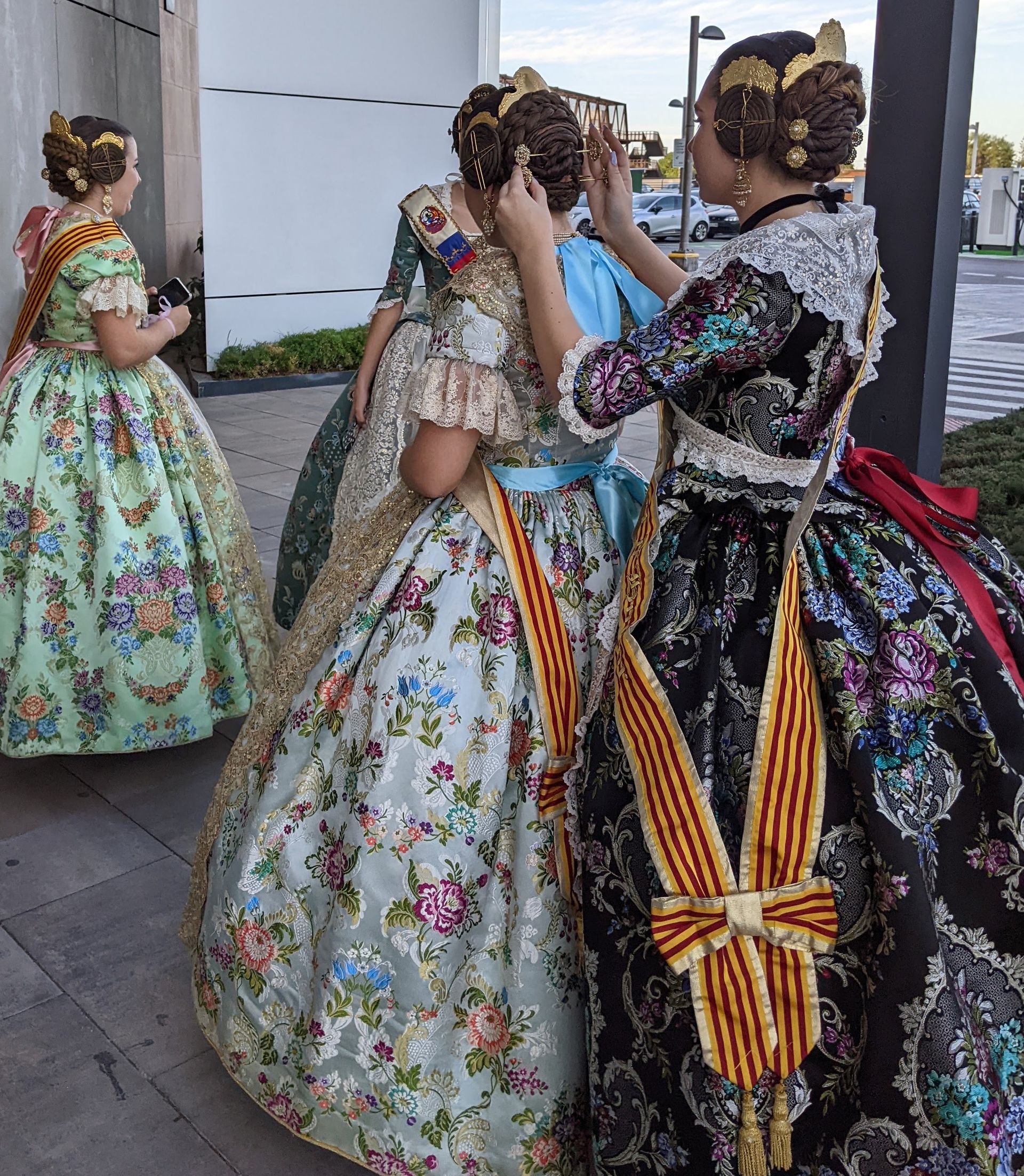 voorbereiding Fallas Feest
