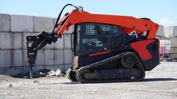 Skid steer concrete demolition and removal in Fontana California