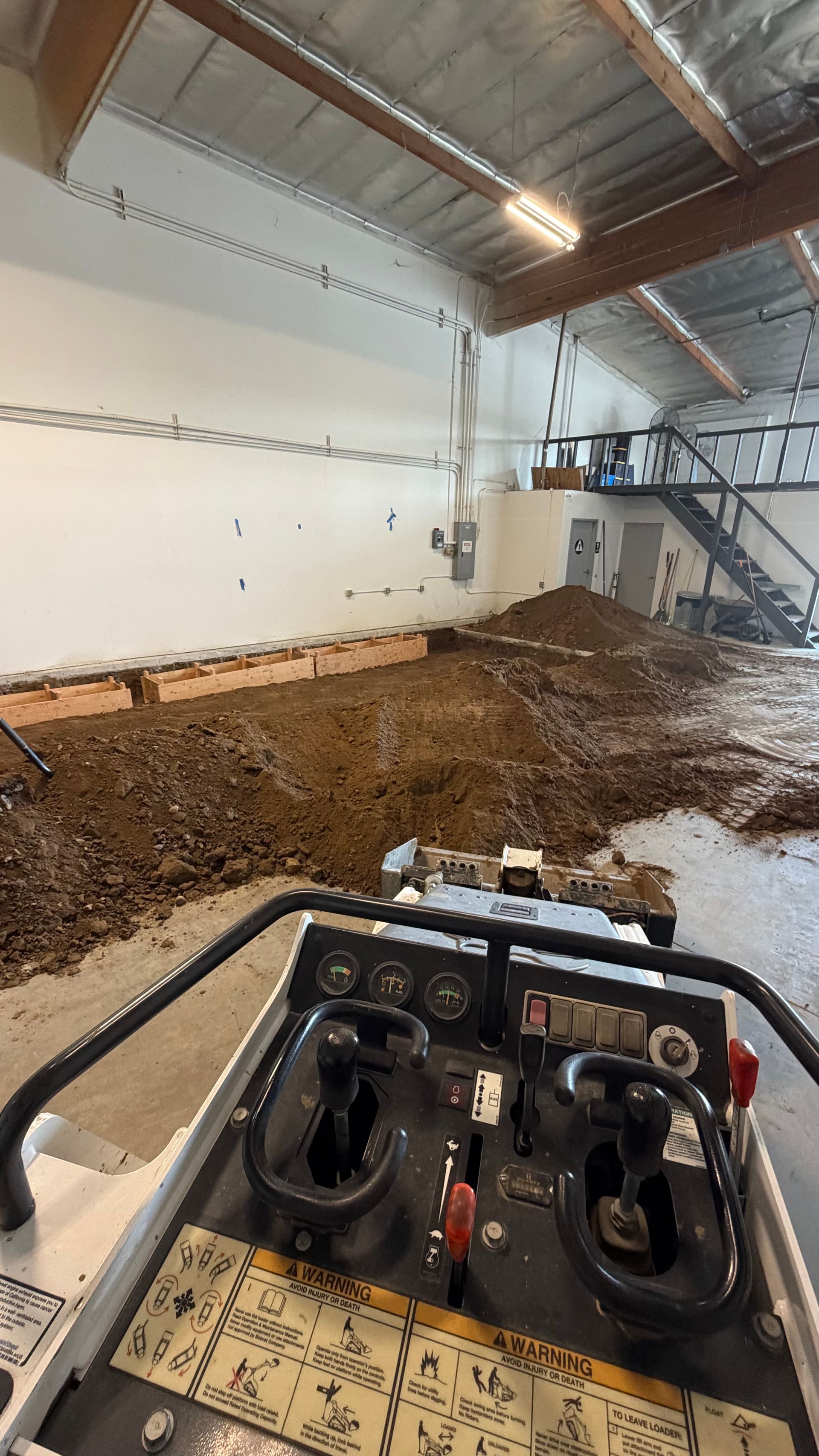 MM Concrete grading and preparing construction site in the Inland Empire