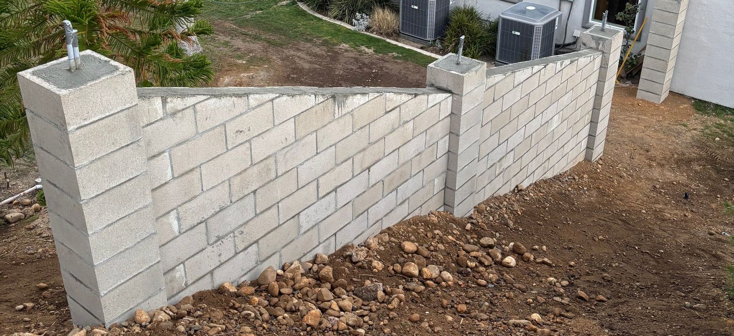 Block and columns contractor high desert california