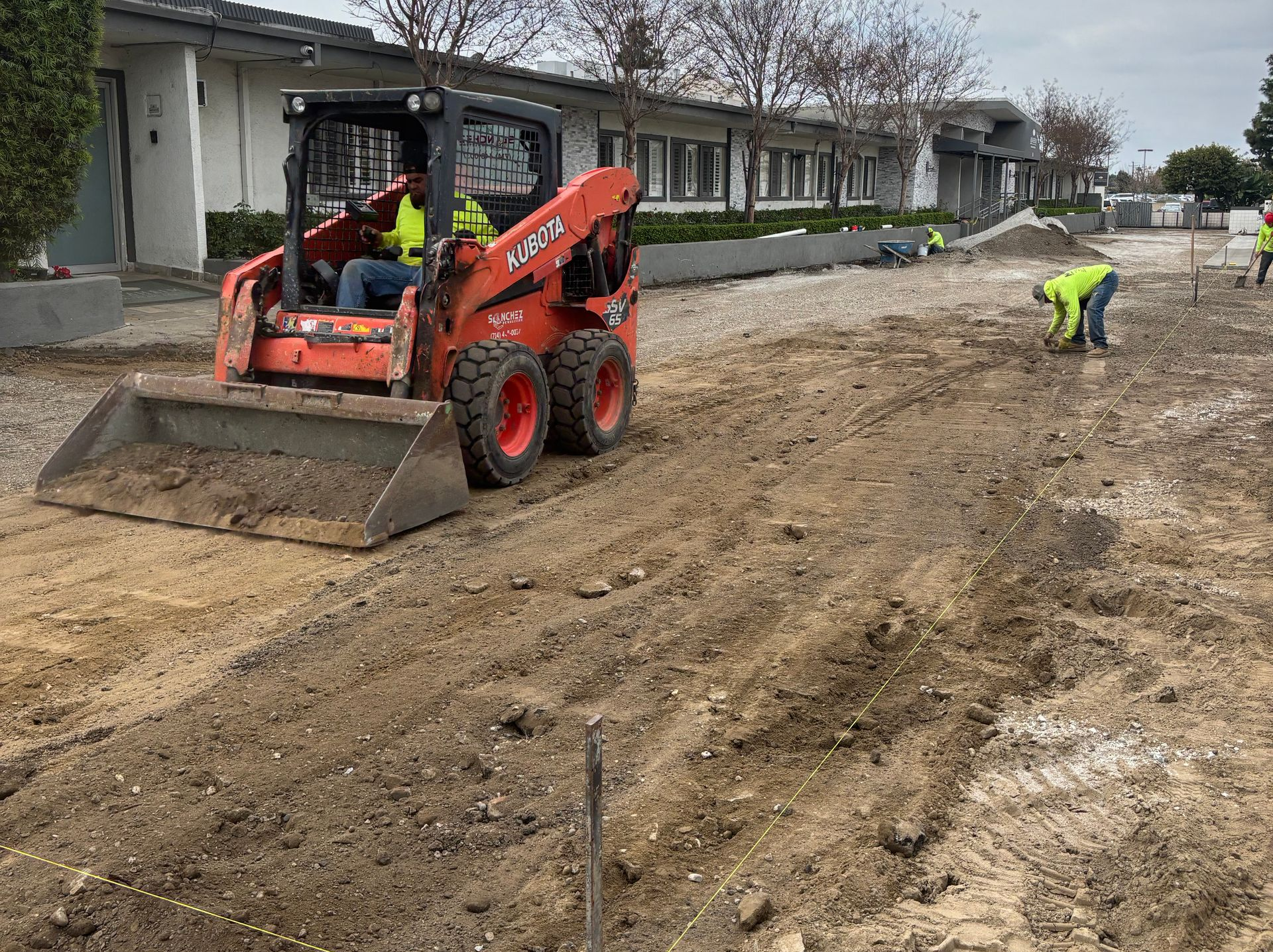 Subgrade preparation and grading for asphalt in Anaheim California