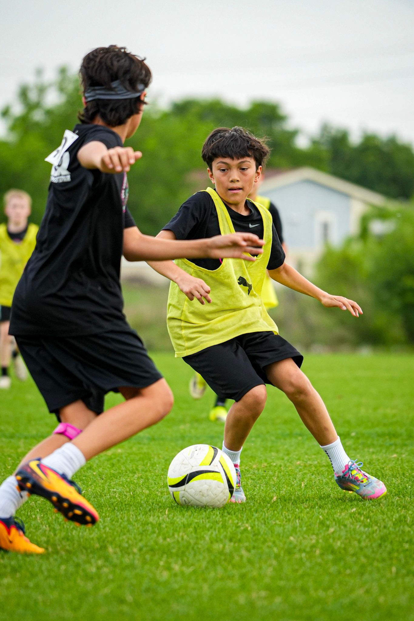 ECNL youth players training