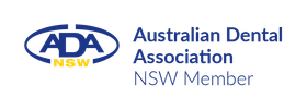 The logo for the australian dental association nsw member
