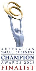Australian Small Business Champion Awards 2023 Finalist Australian small business champion awards 2023 finalist logo