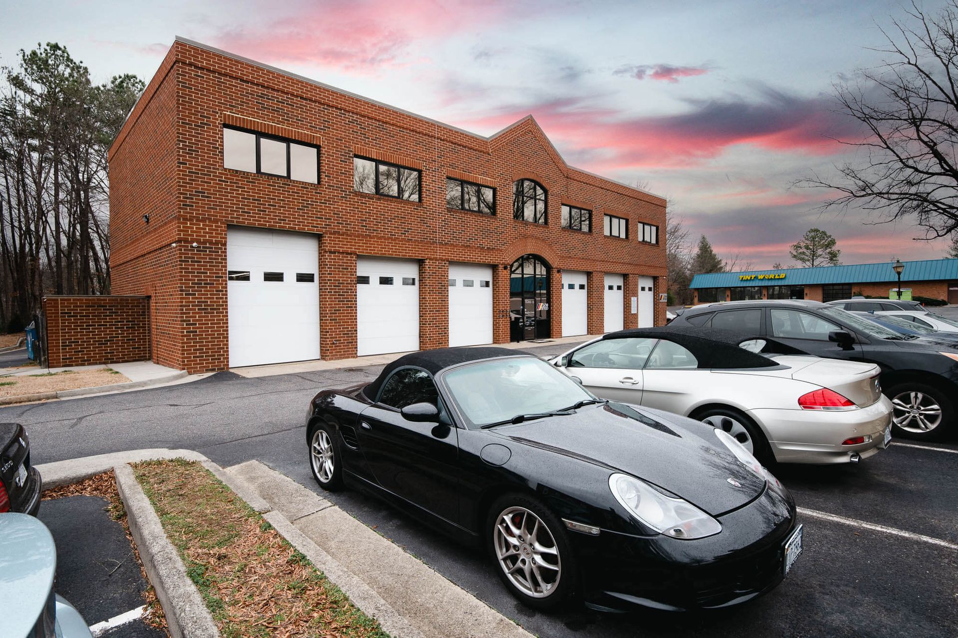 Porsche in Front Of Our Service in Richmond, VA - The Euro Shop