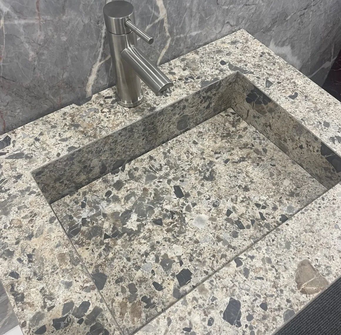 lavabo progettato su misura