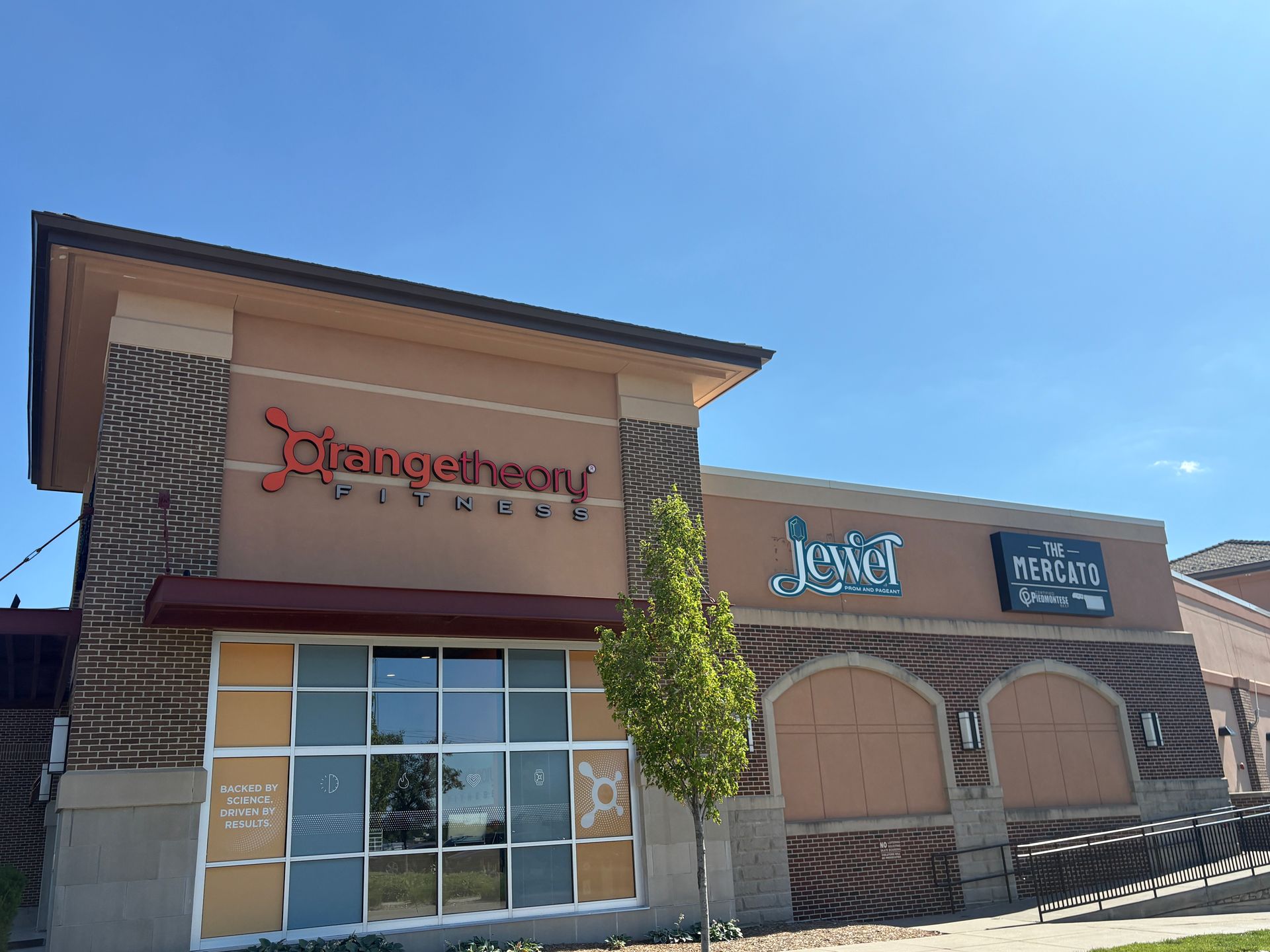 Exterior view of a commercial building.