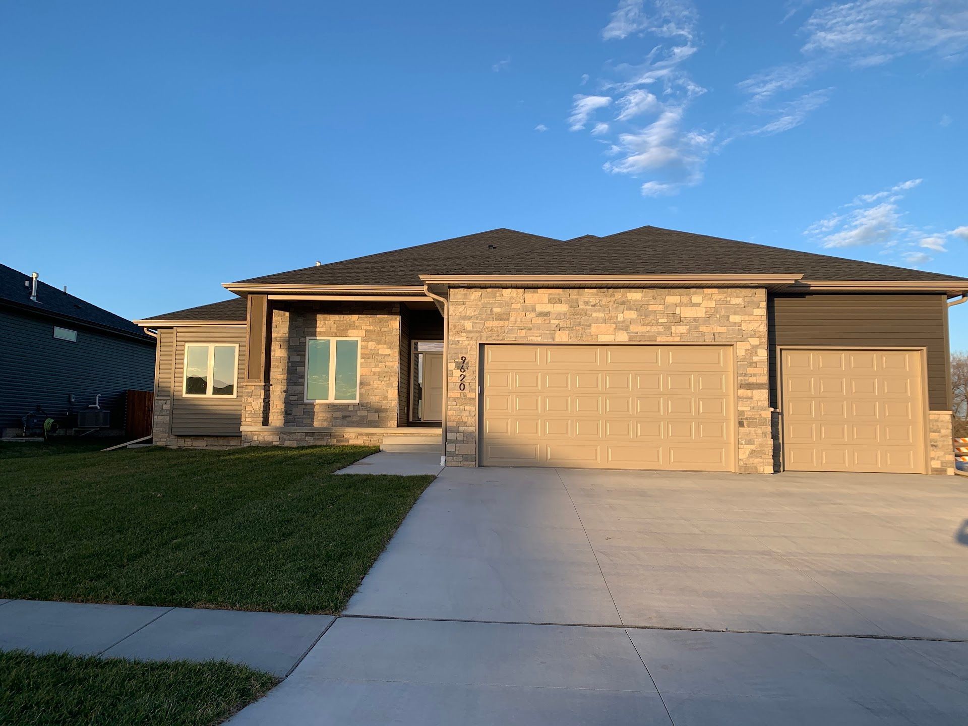 Exterior, Green Valley Lane Custom Home