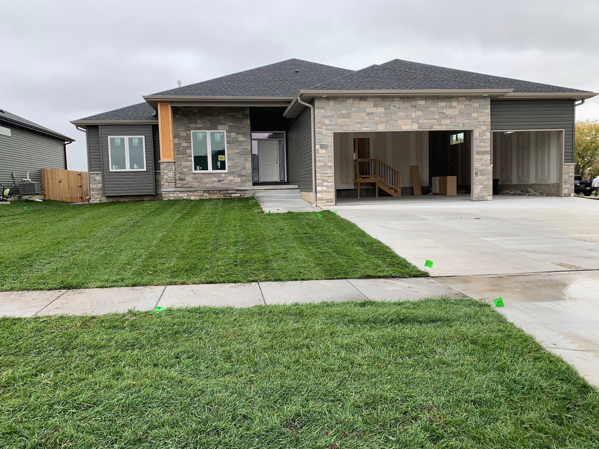 Exterior, Green Valley Lane Custom Home