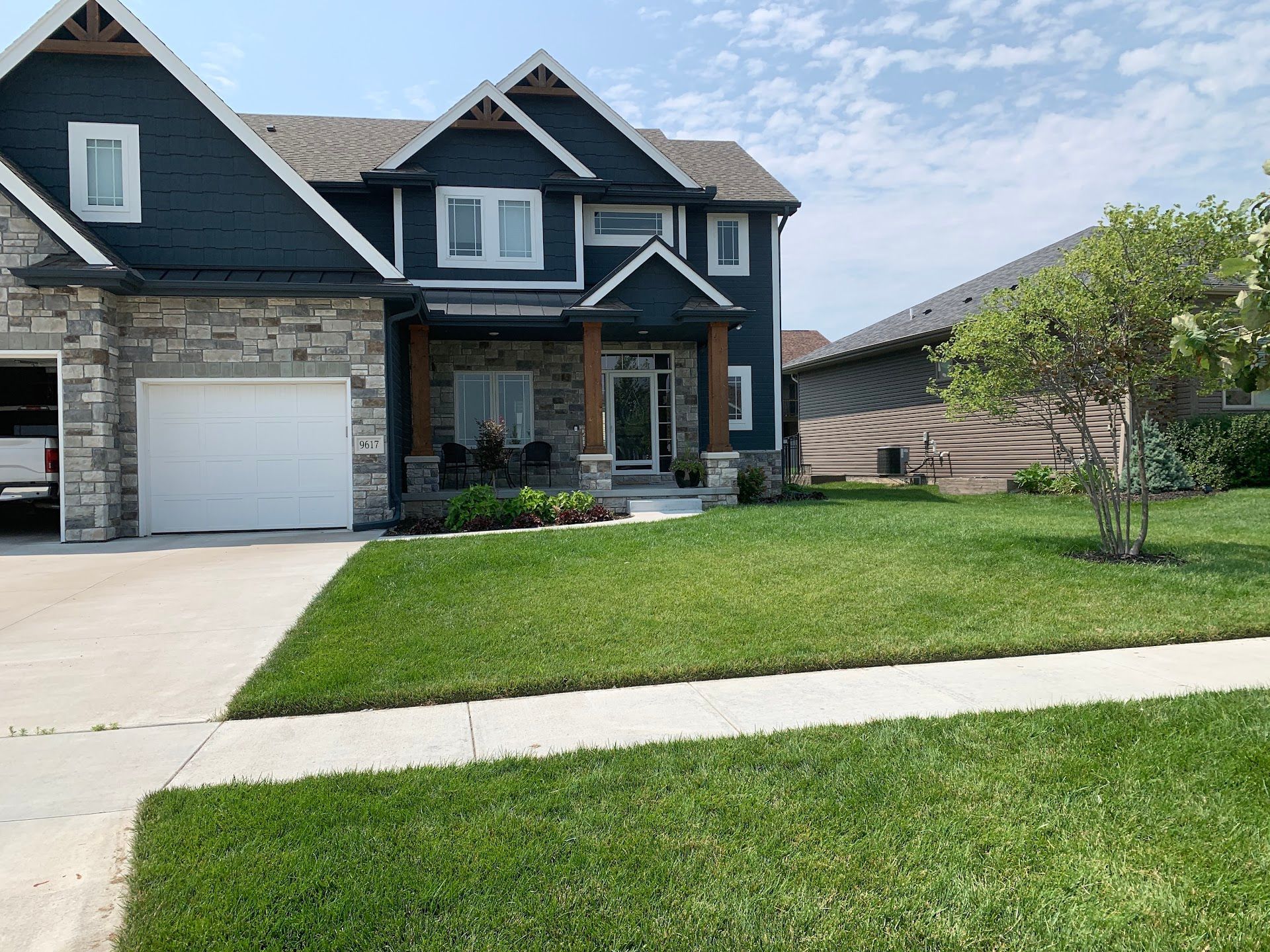 Exterior, Green Valley Lane Custom Home