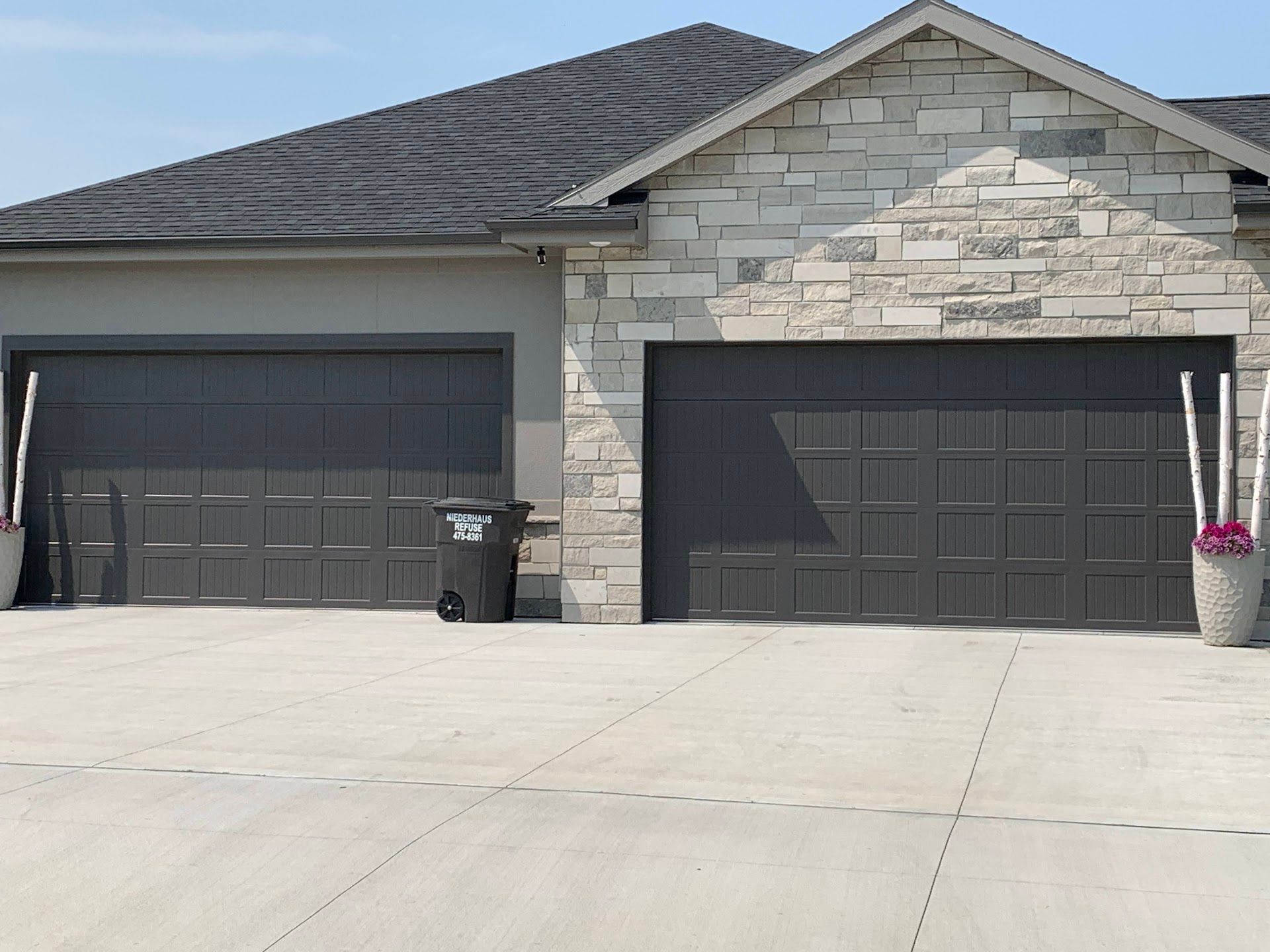 Garage, Green Valley Lane Custom Home