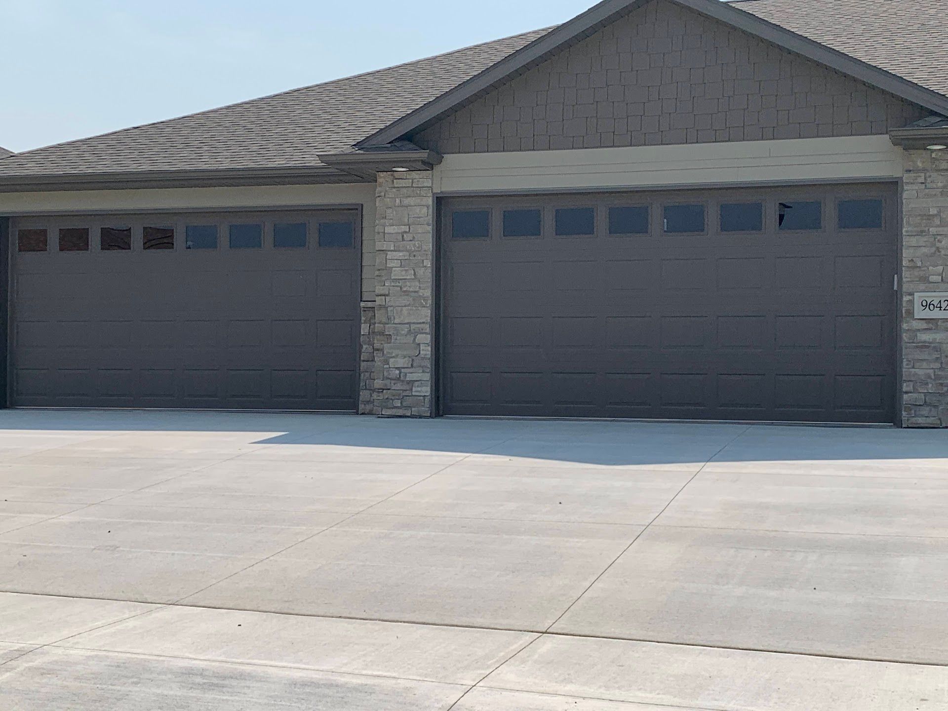 Garage, Green Valley Lane Custom Home