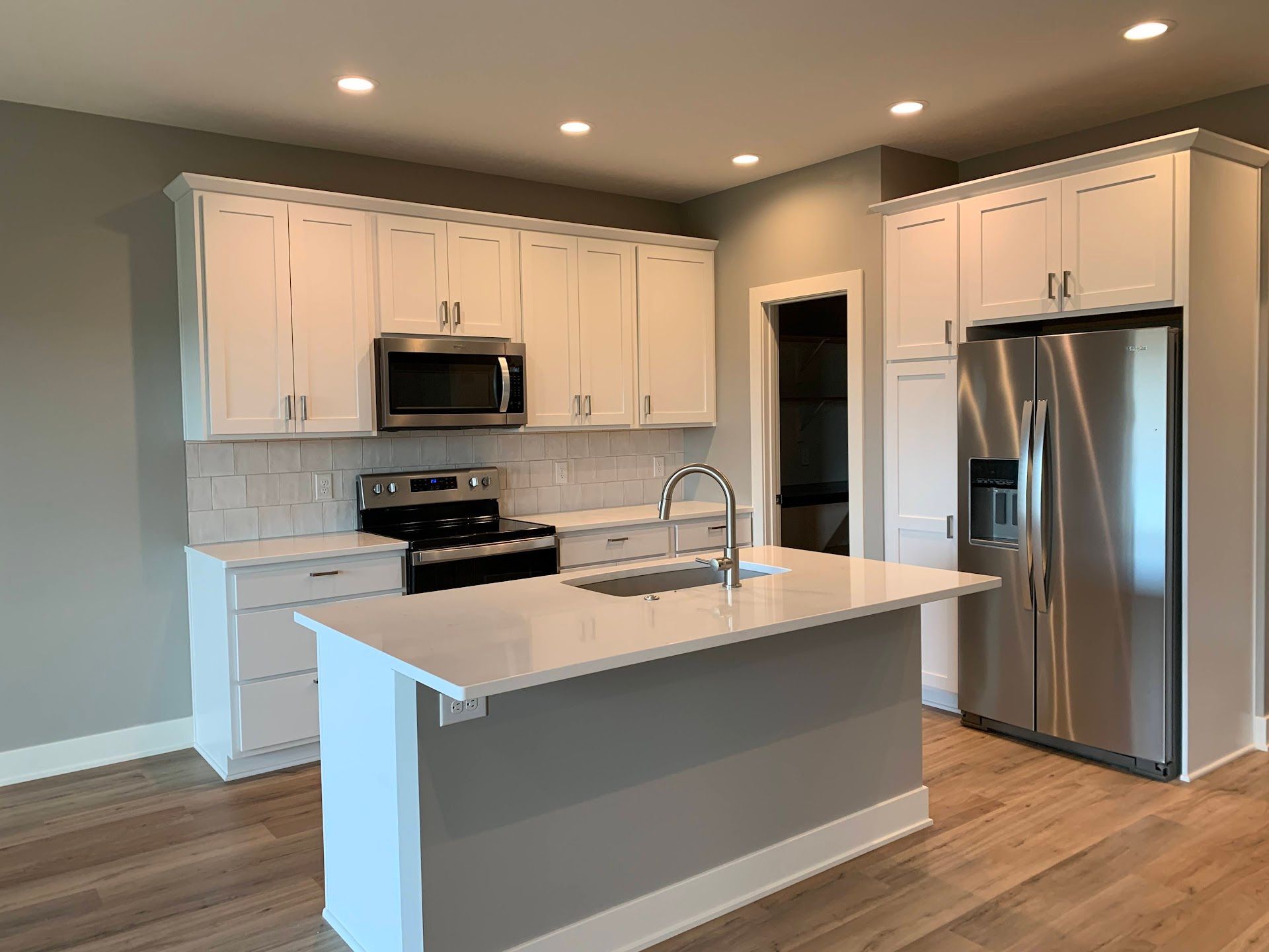 Kitchen, Green Valley Lane Custom Home