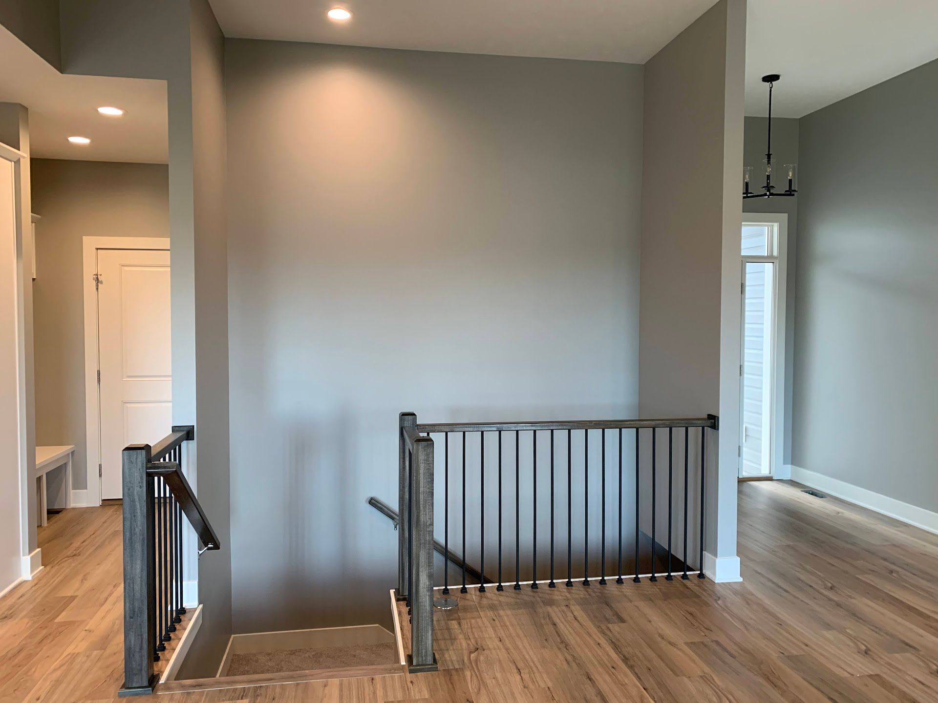Staircase, Green Valley Lane Custom Home