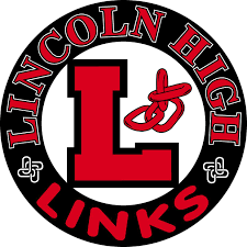 Lincoln High School logo with a red 