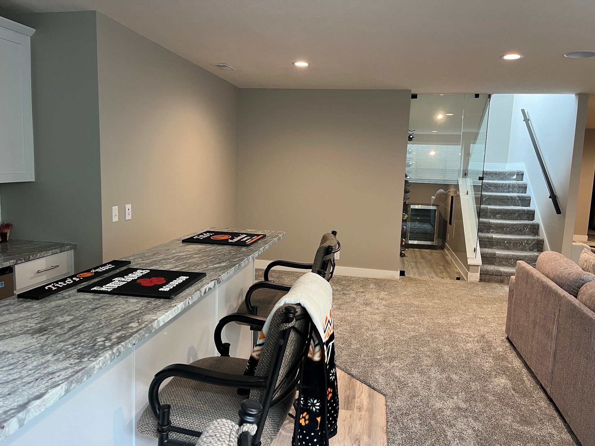 Basement, Kilkee Road Custom Home