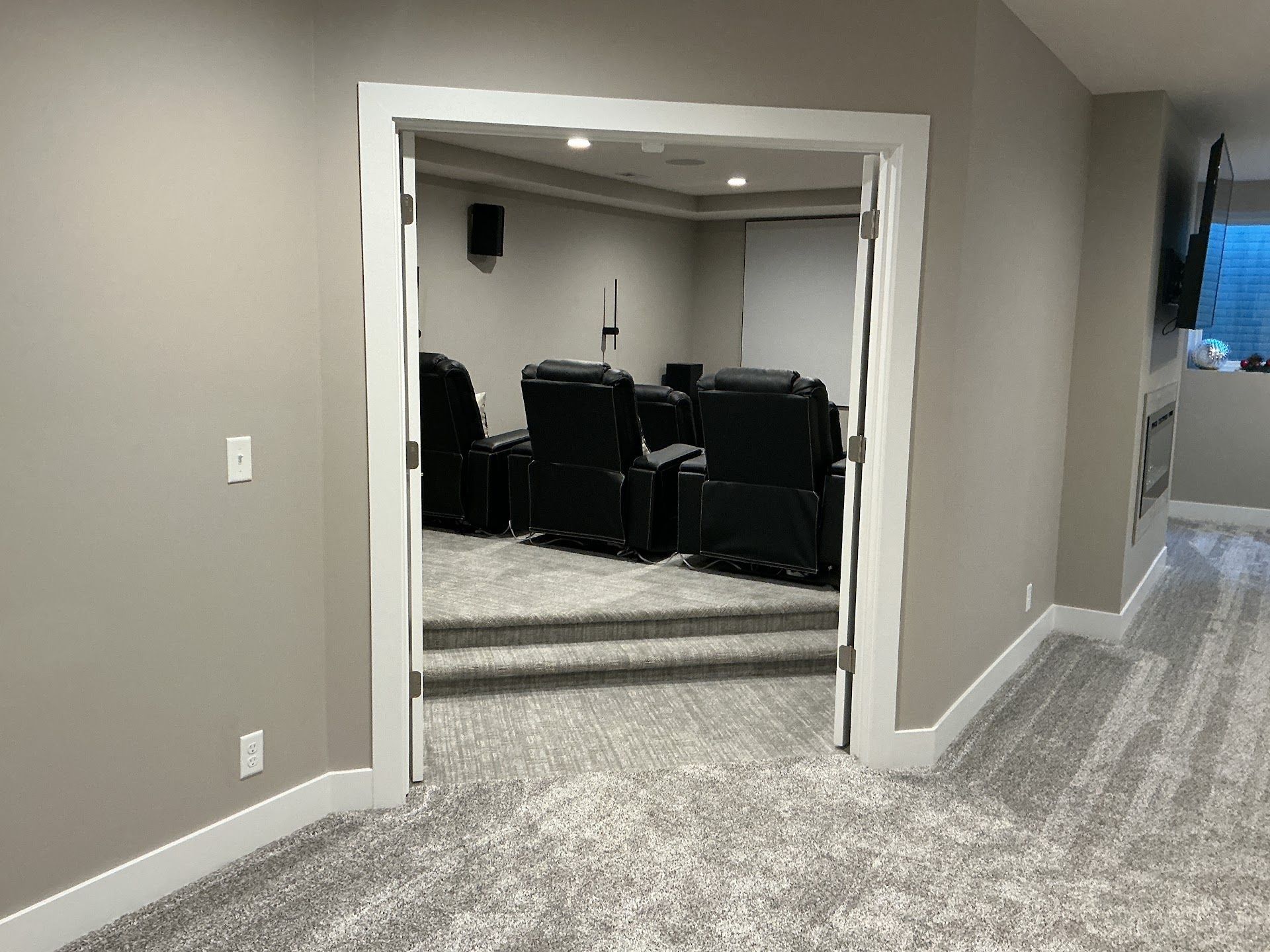 Basement, Kilkee Road Custom Home