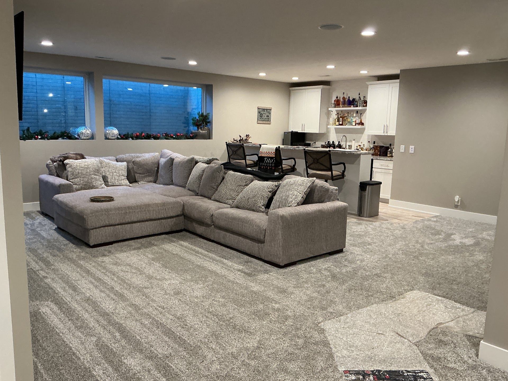 Basement, Kilkee Road Custom Home