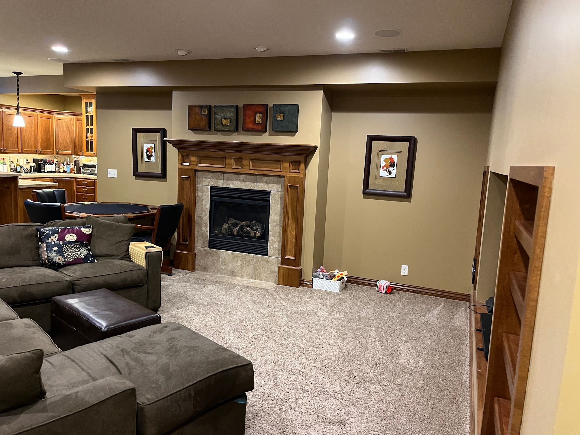 Basement, Lincoln Bathroom Remodel