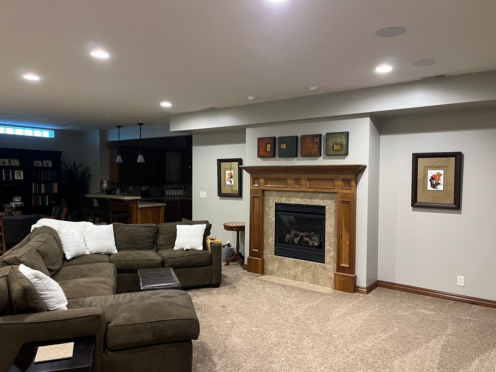 Basement, Lincoln Bathroom Remodel