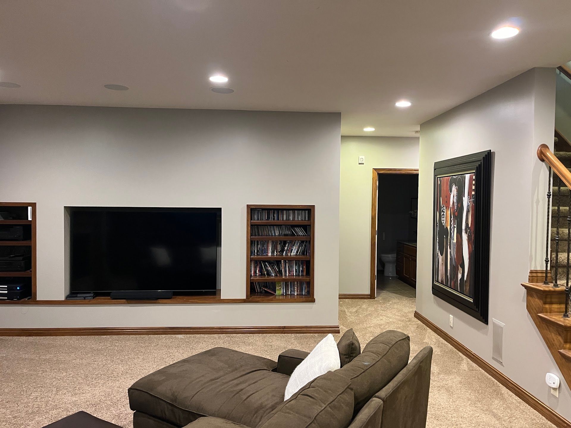Basement, Lincoln Bathroom Remodel