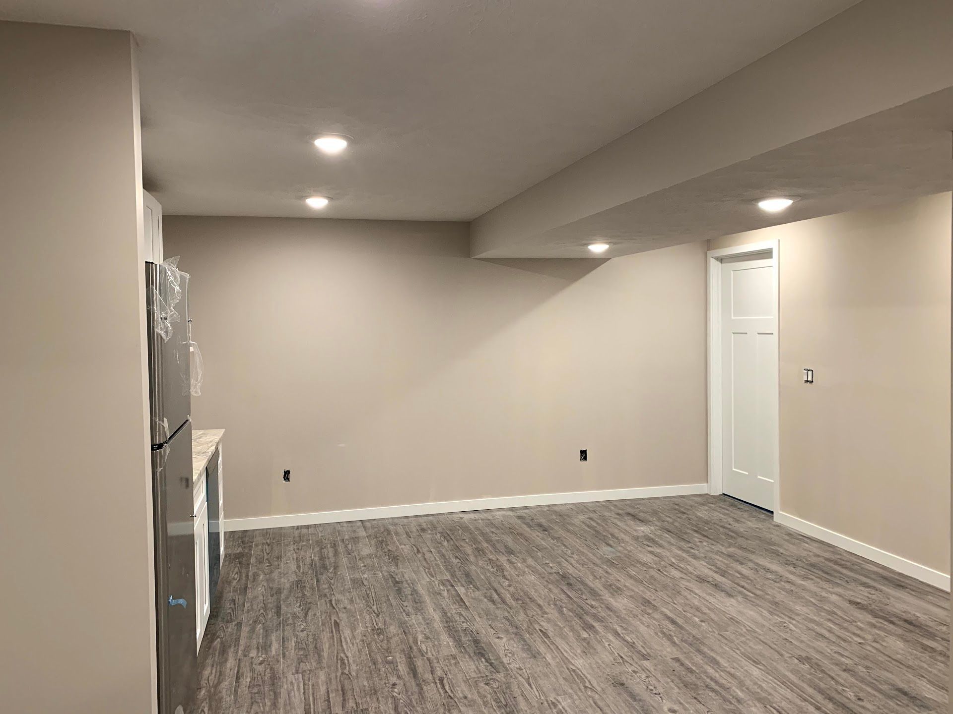 Basement, Lincoln Custom Home