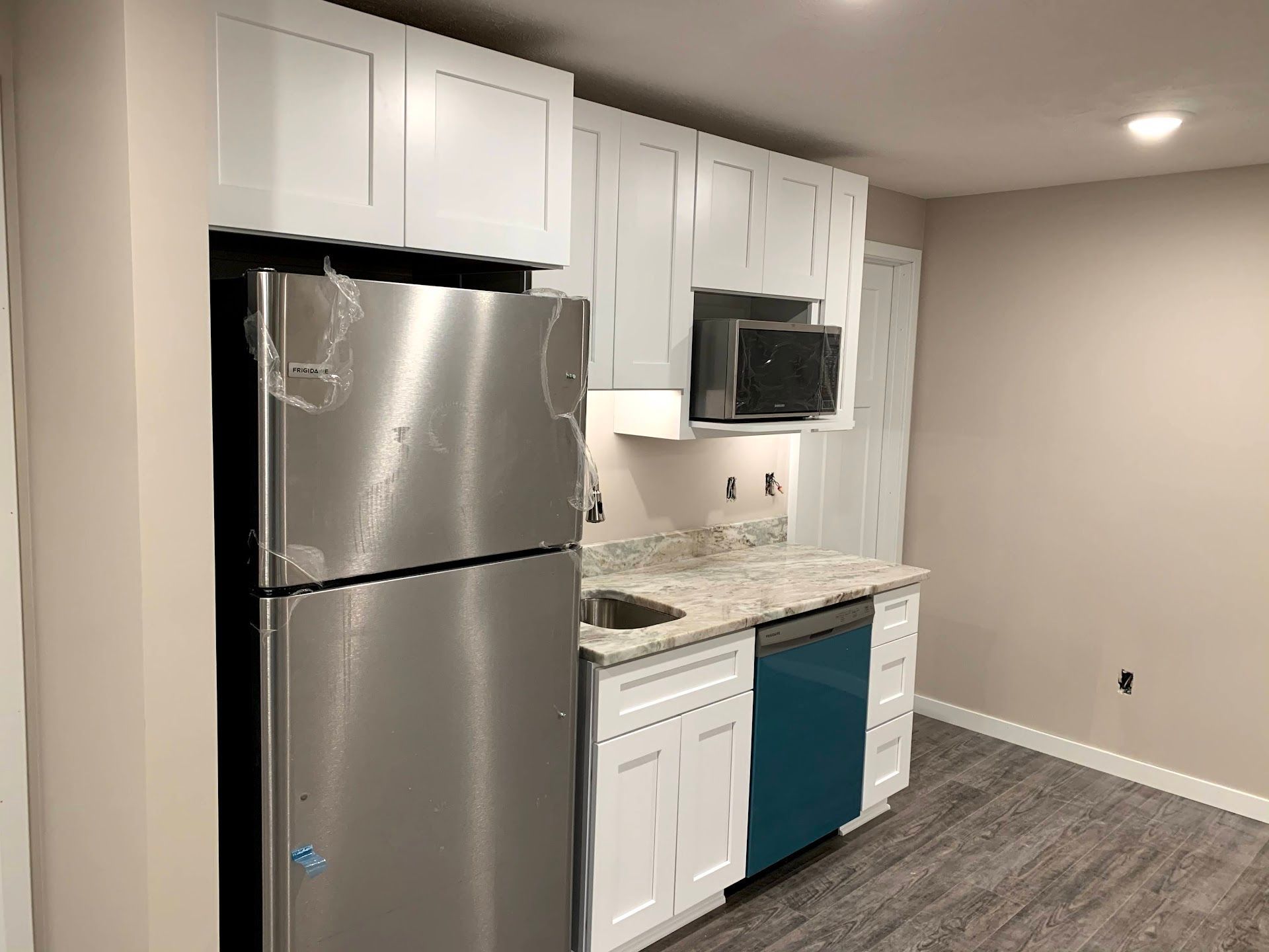 Basement, Lincoln Custom Home