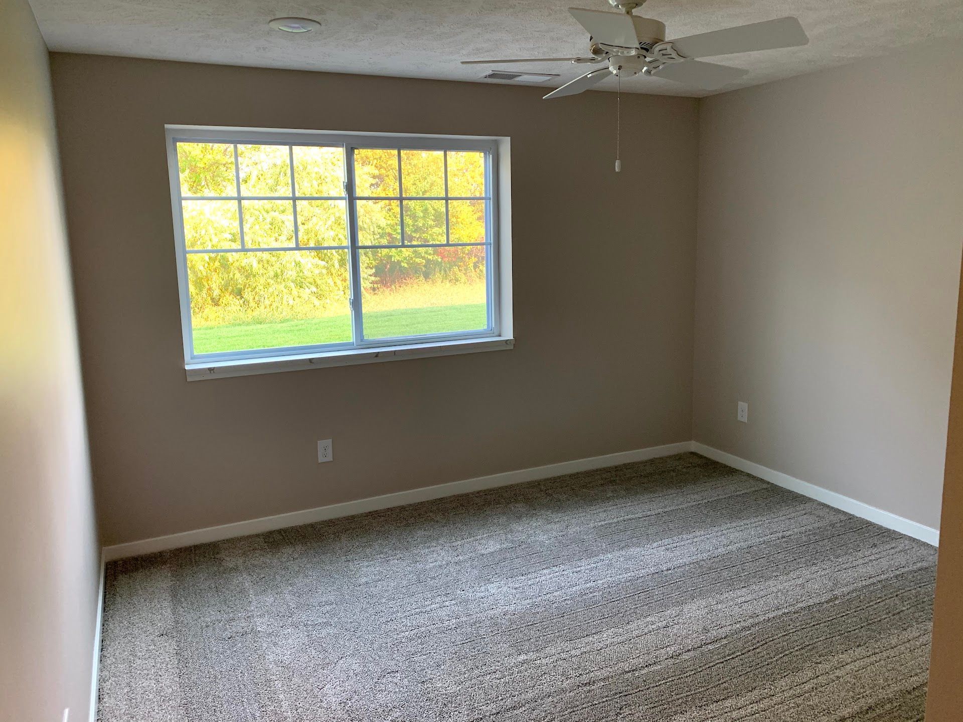 Basement, Lincoln Custom Home