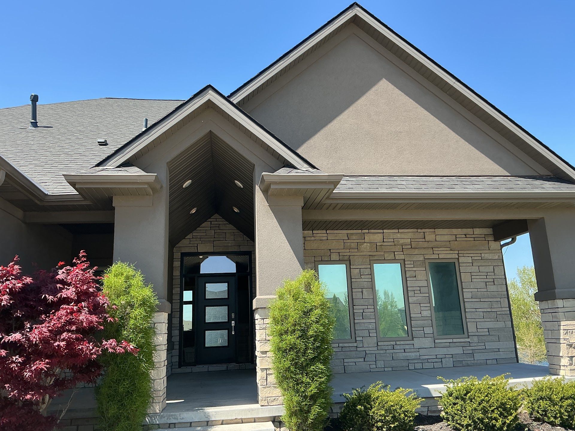 Exterior, Lincoln Custom Home