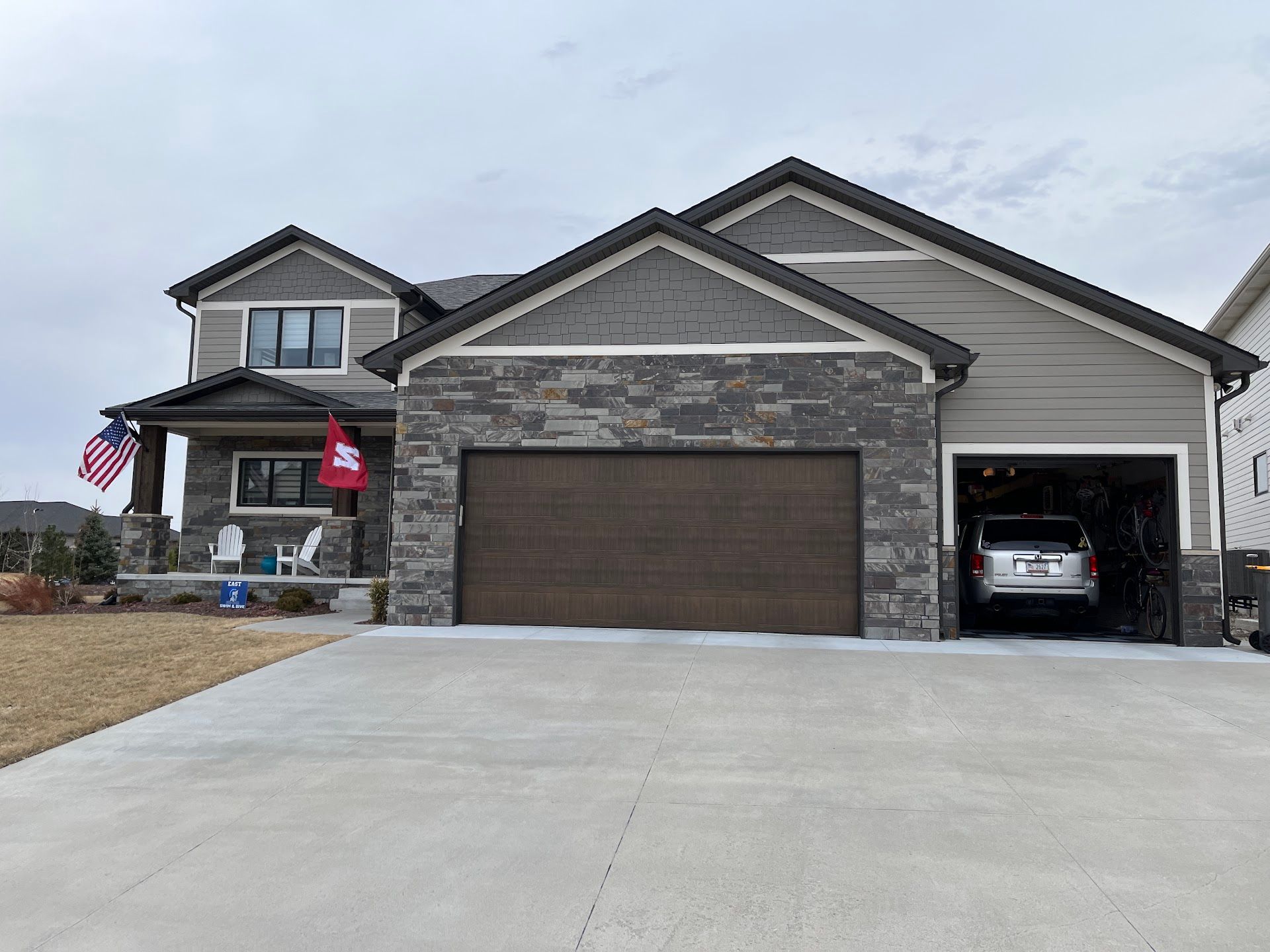 Exterior, Lincoln Custom Home