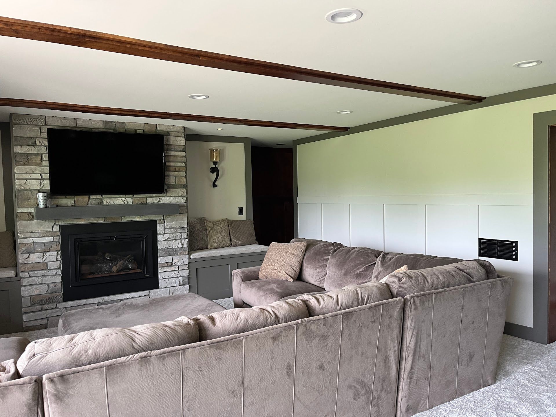 Living room, Martell Road Remodel