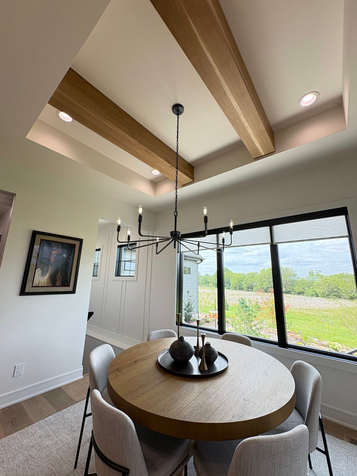 Dining room, Prairie Flower Custom Acreage