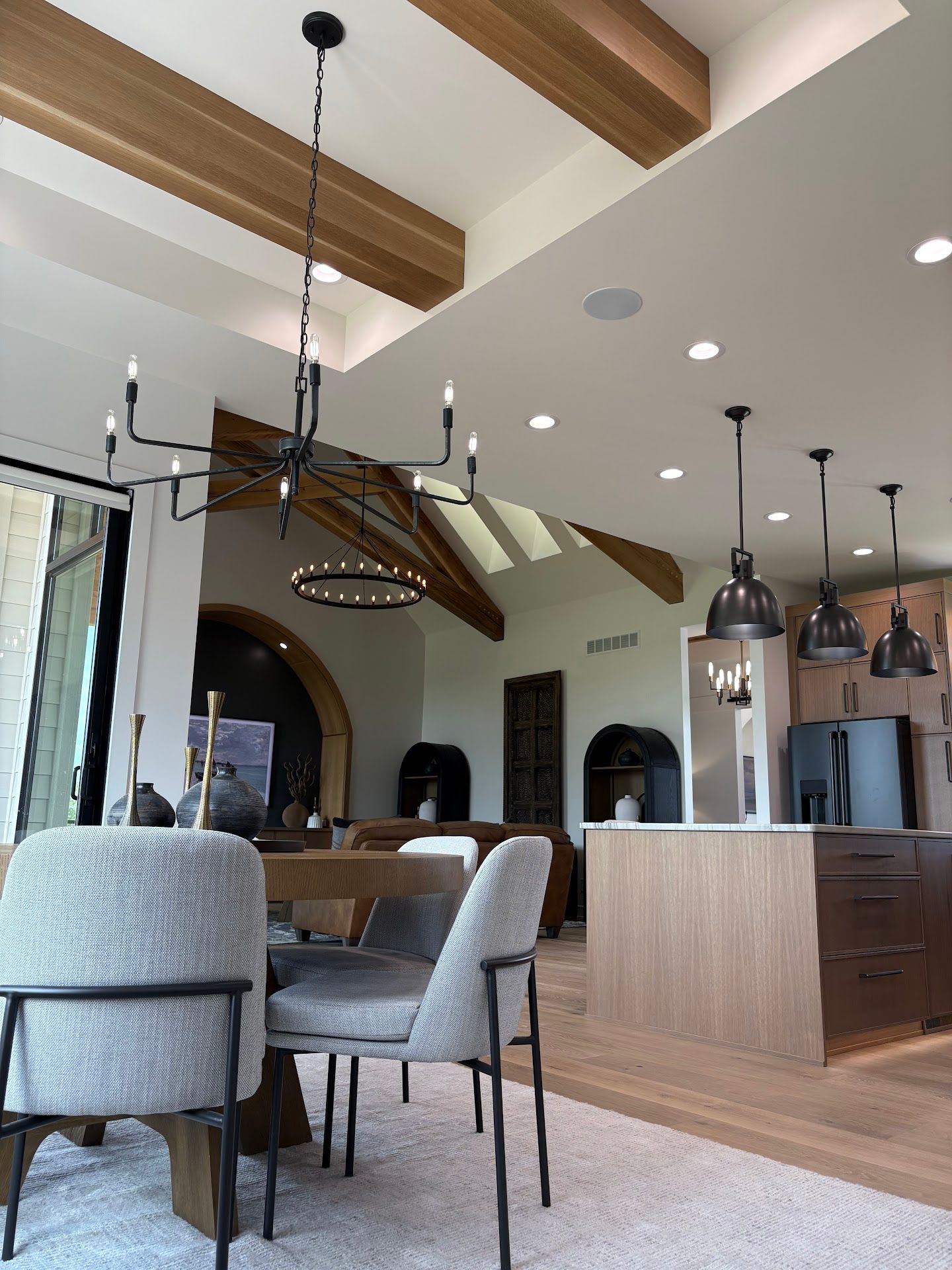 Dining room, Prairie Flower Custom Acreage