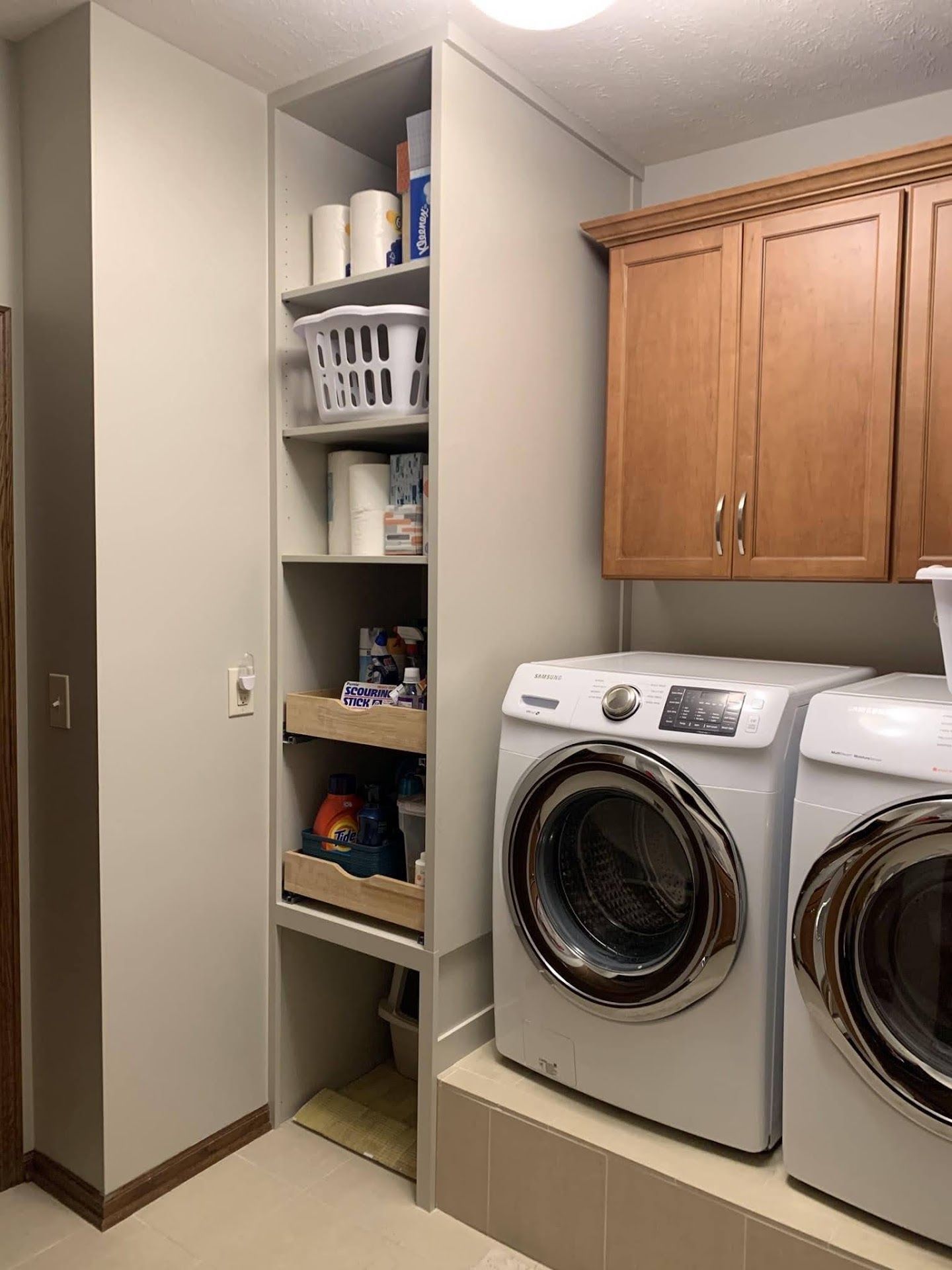 Laundry room, South Ridge Drive Bathroom Remodel
