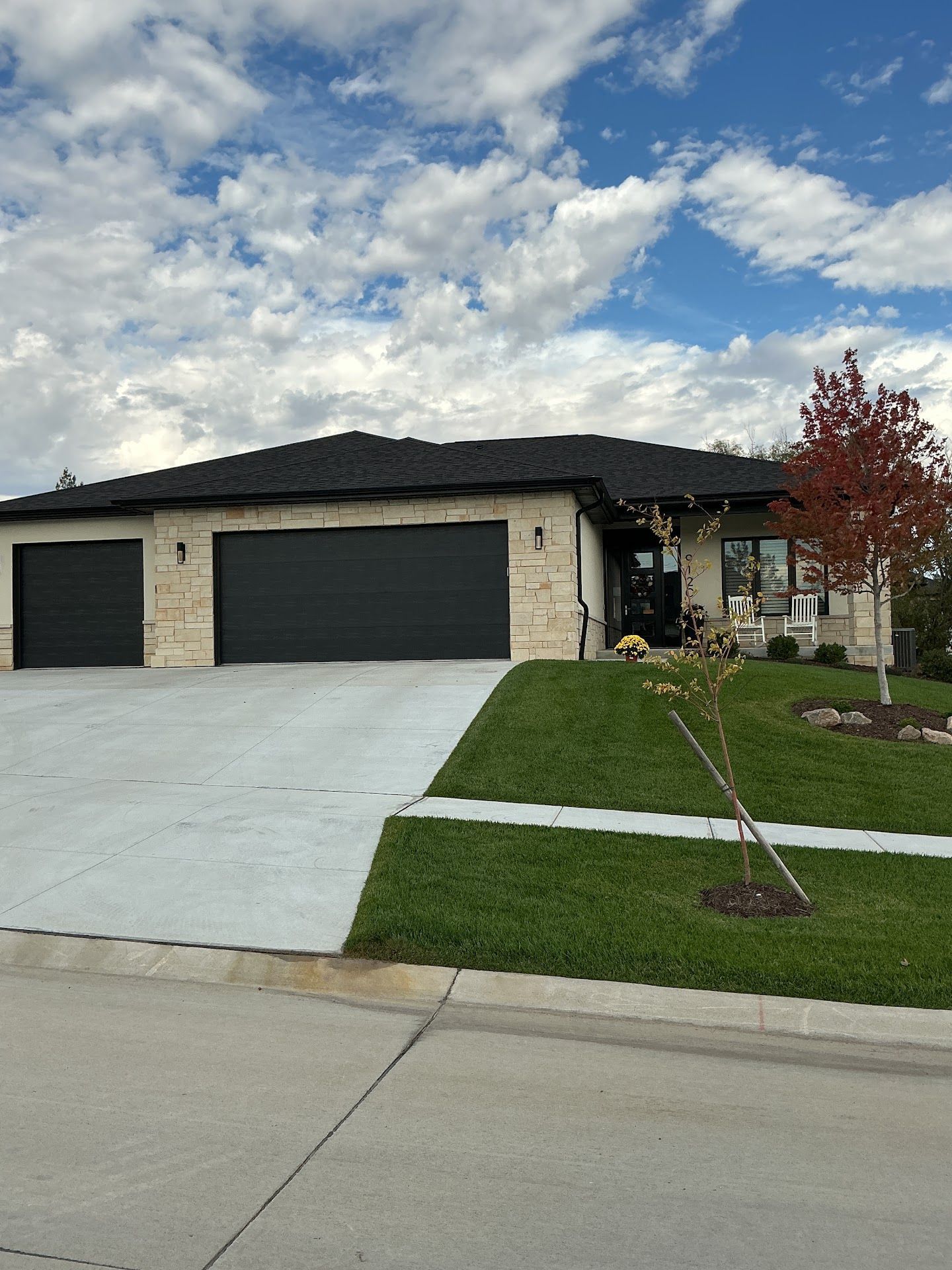 Exterior, Triana Court Custom Home