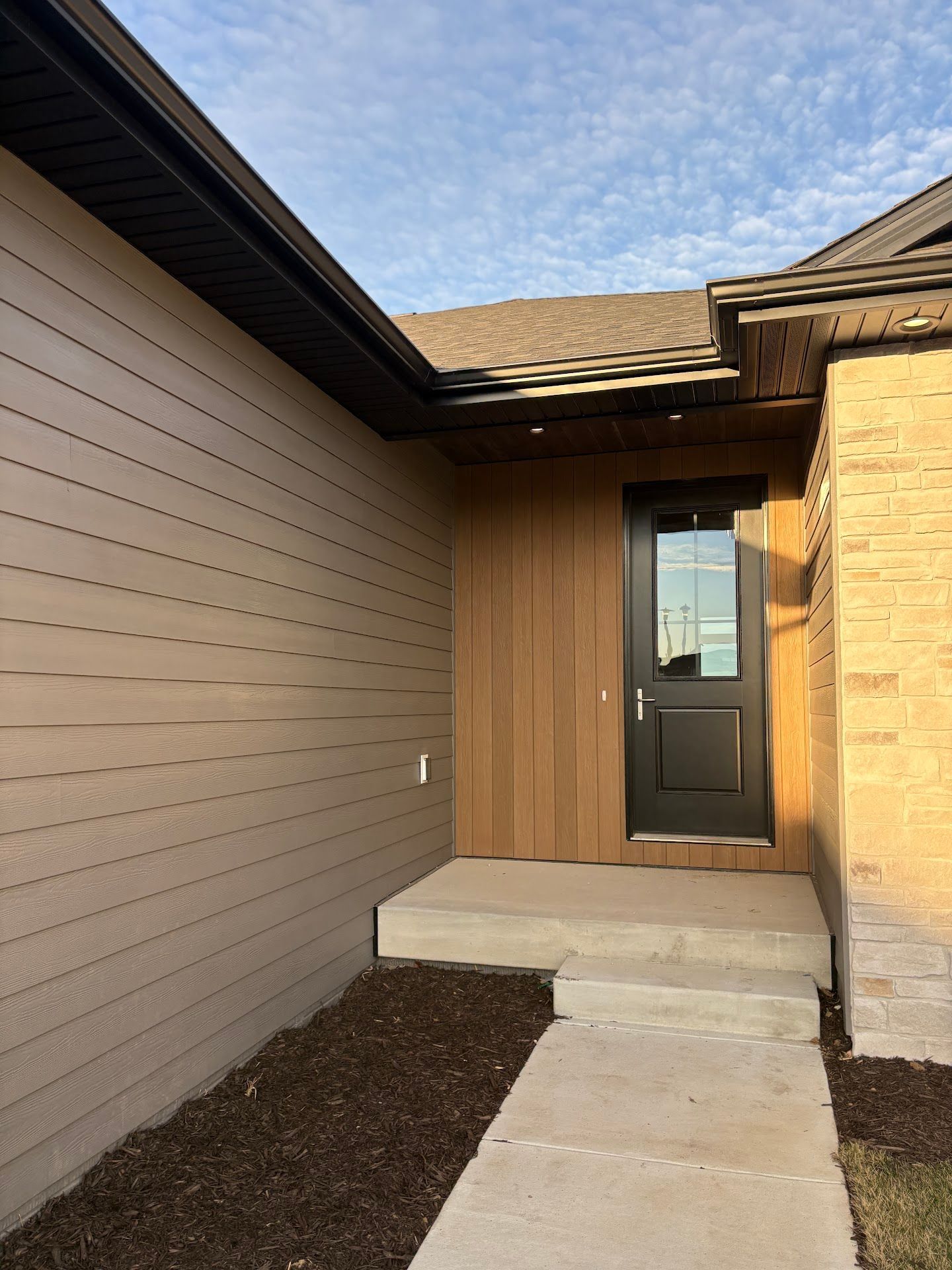 Exterior, Warm and Modern Home In Lincoln