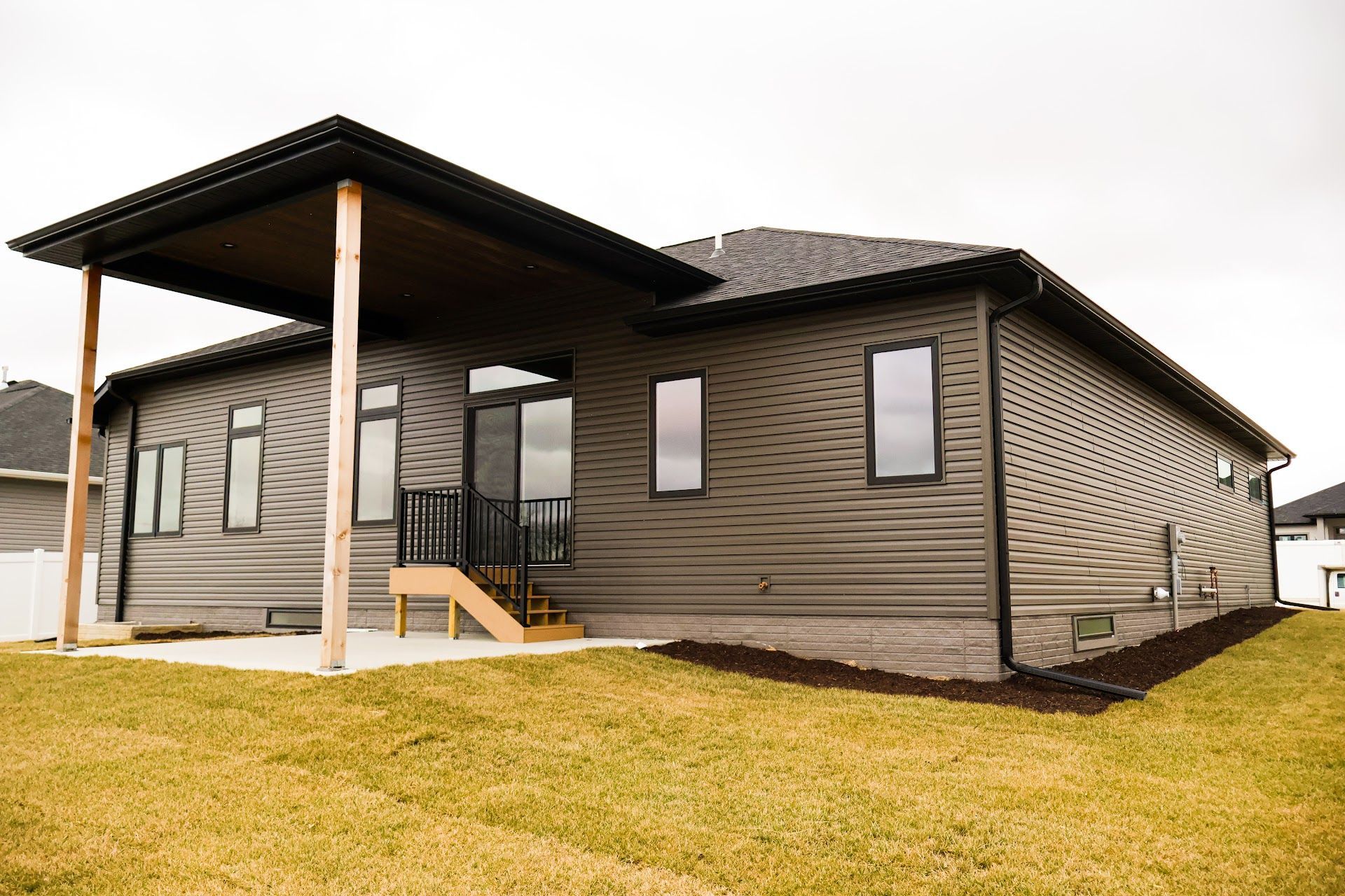 Exterior, Warm and Modern Home In Lincoln