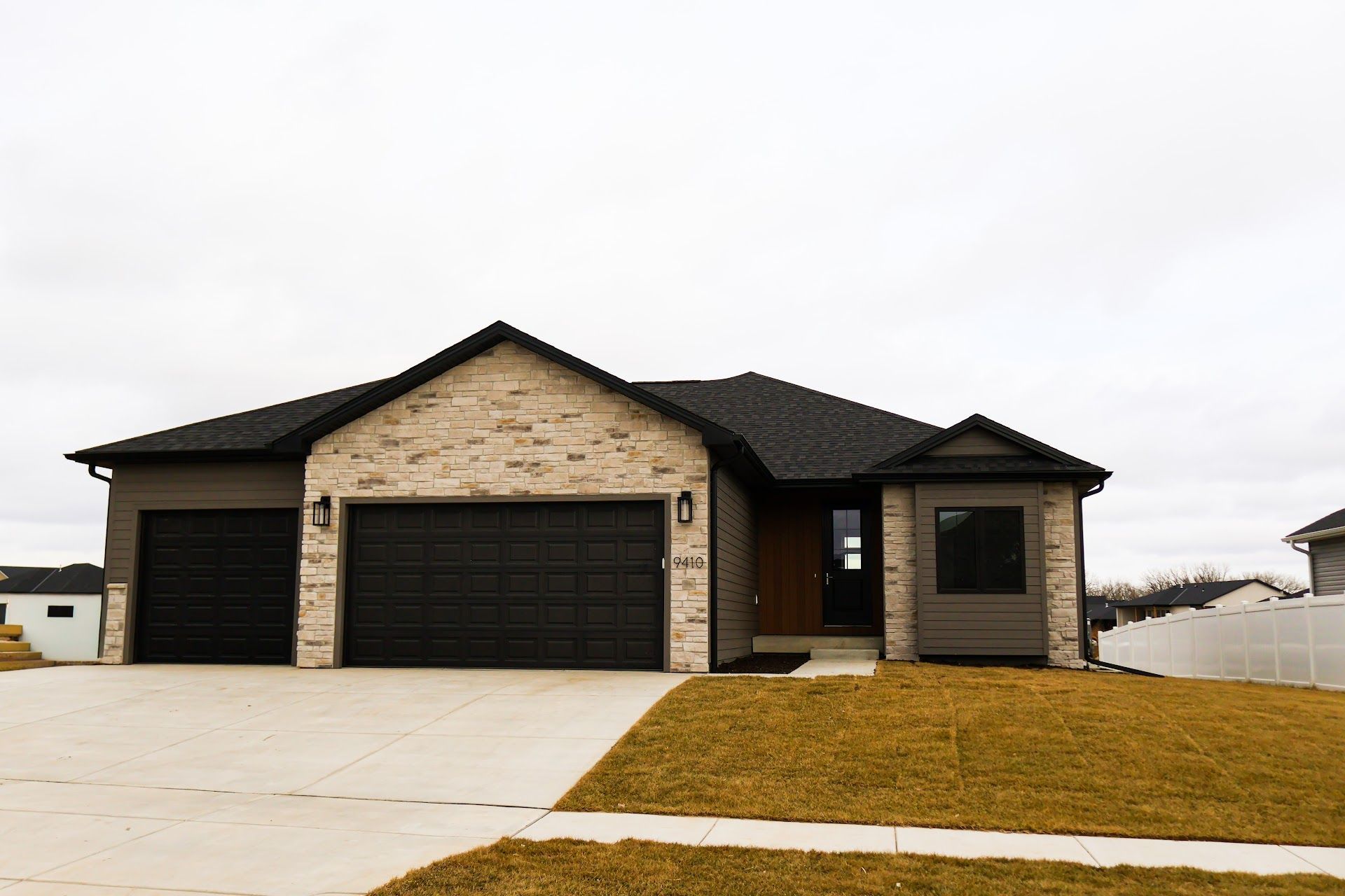Exterior, Warm and Modern Home In Lincoln