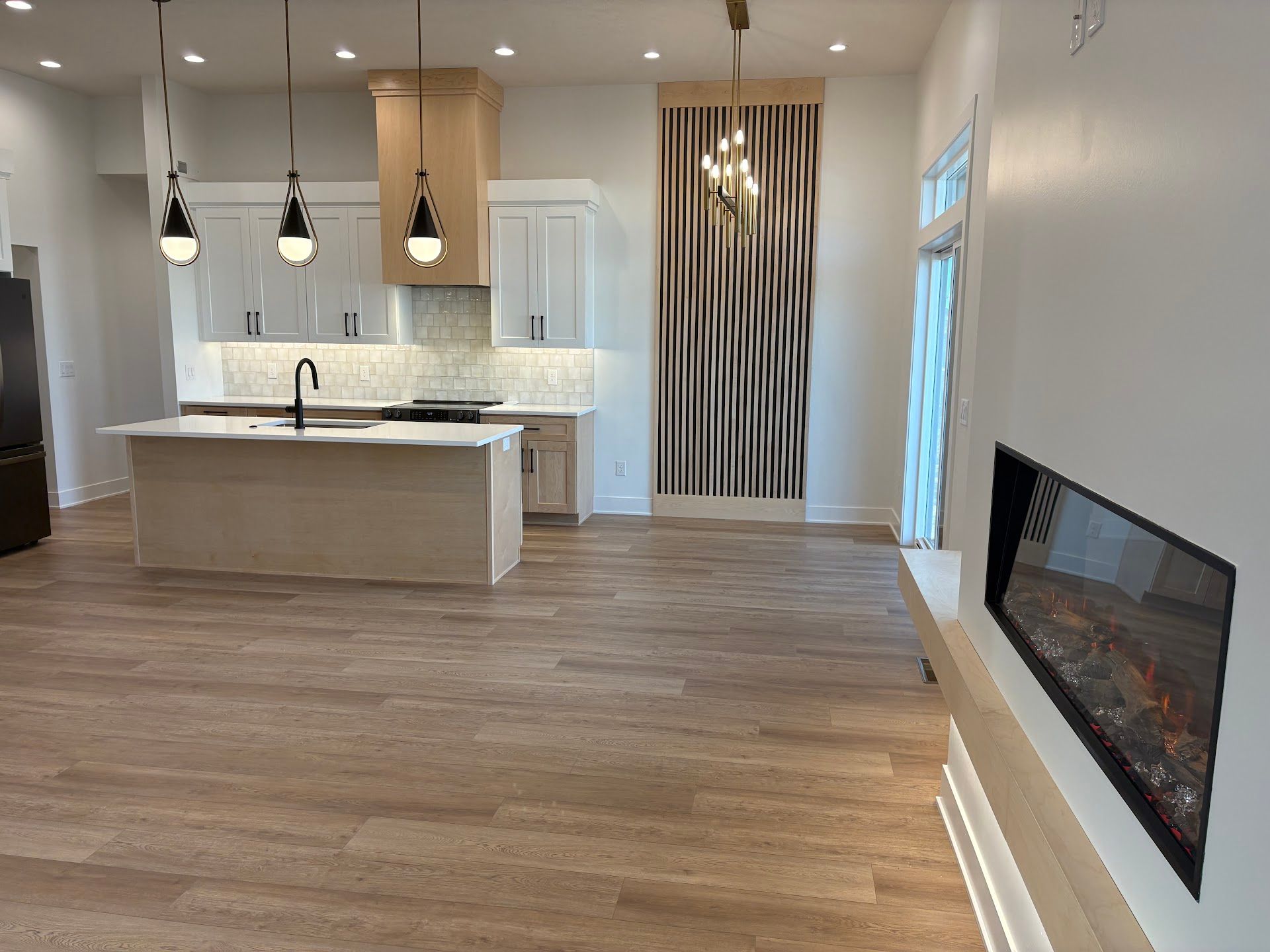 Kitchen, Warm and Modern Home In Lincoln