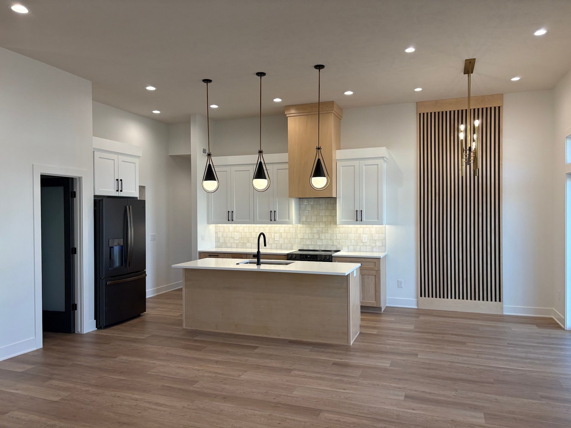 Kitchen, Warm and Modern Home In Lincoln
