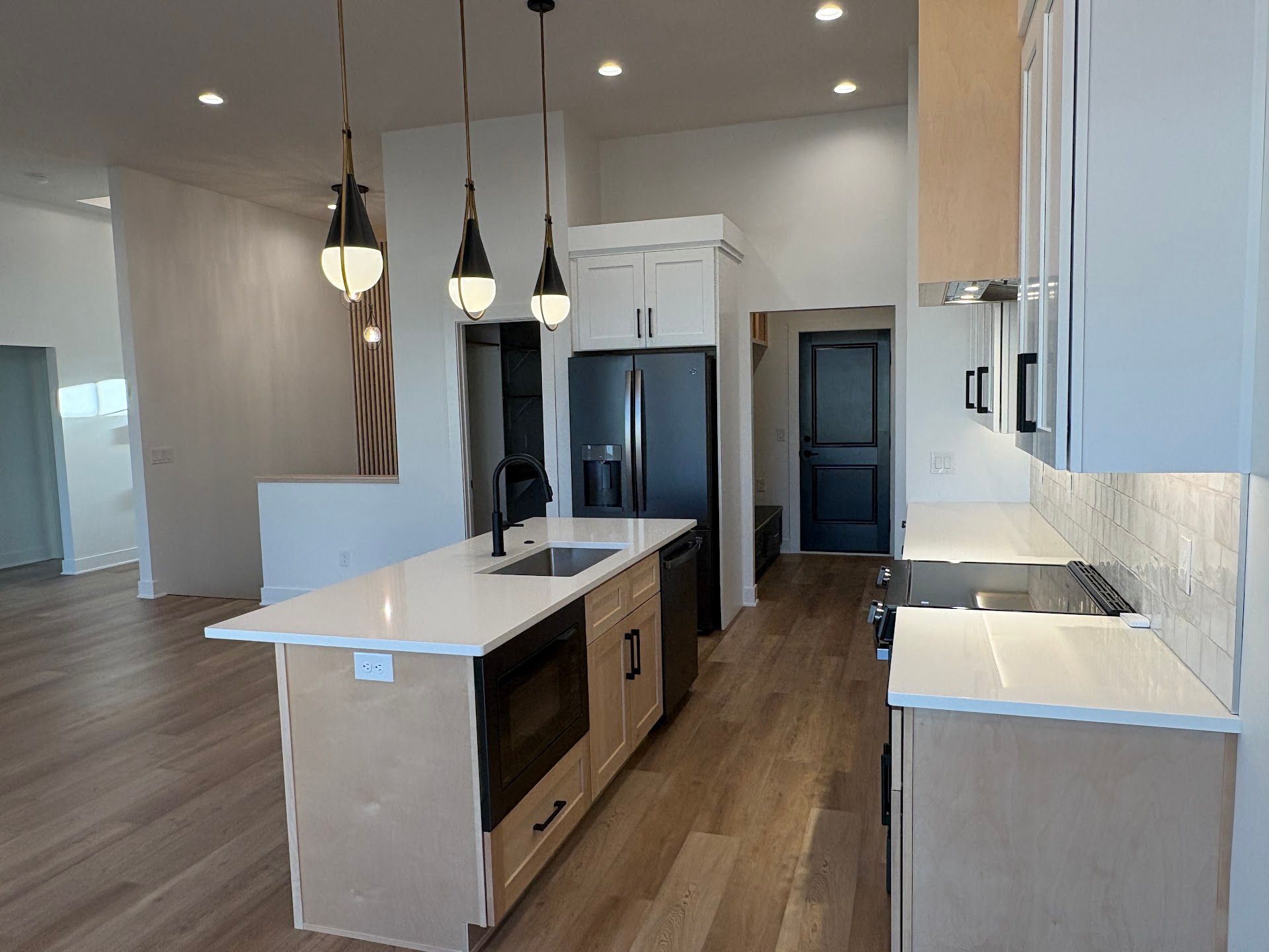Kitchen, Warm and Modern Home In Lincoln